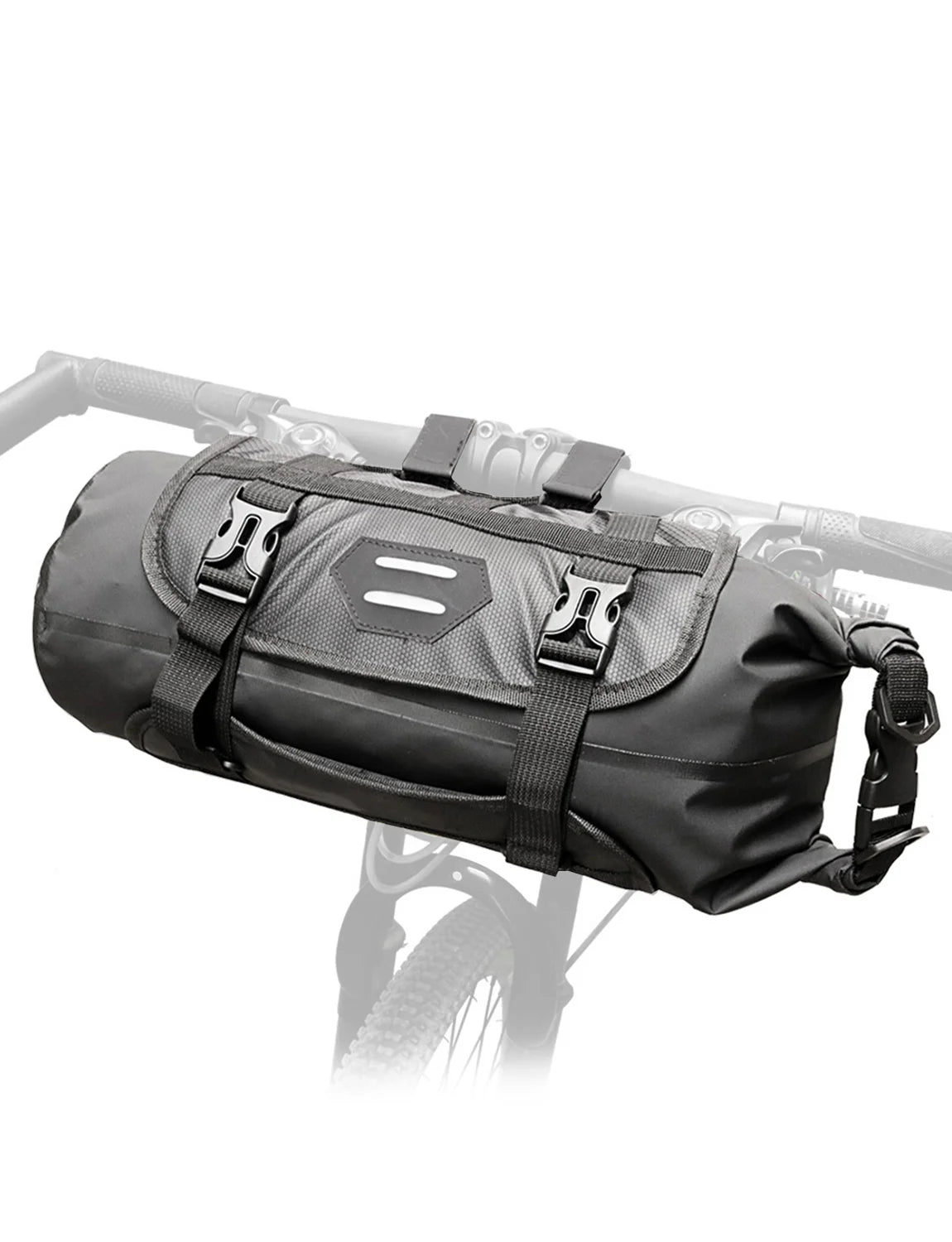 Waterproof Bike Handlebar Bag with Detachable Dry Pack (3-7L) J993707