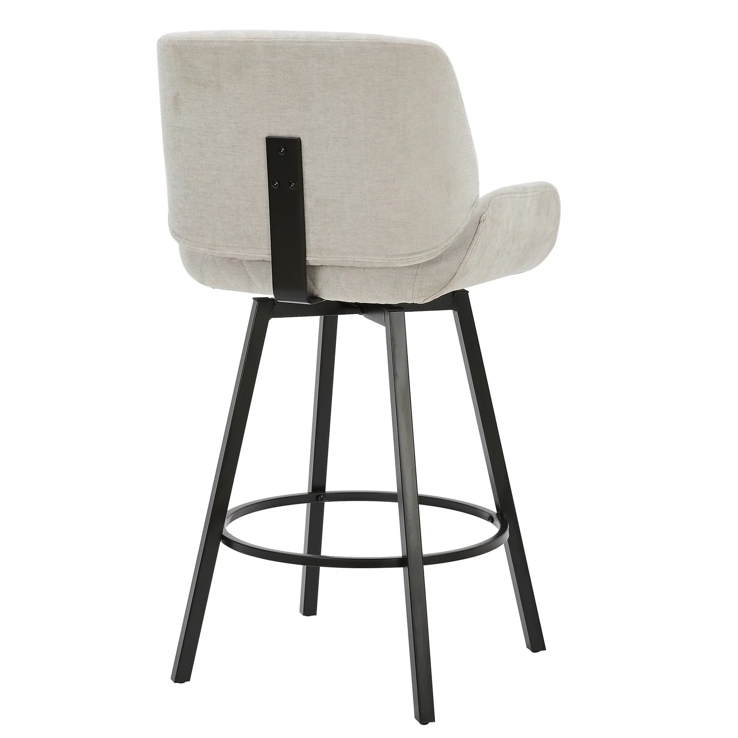 Rust Fabric Bentwood and Metal Side Chair Set of 2 B1737