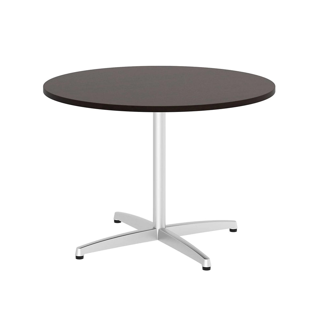 42W Round Conference Table with Metal Base S9297