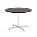 42W Round Conference Table with Metal Base S9297