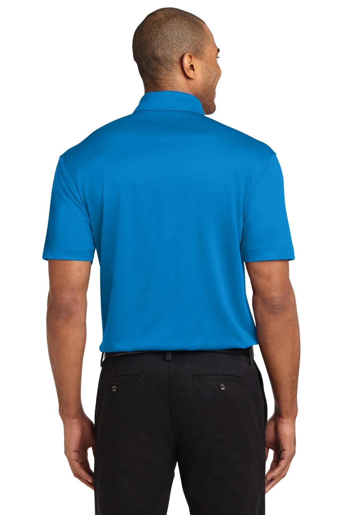 4XL Brilliant Blue Performance Pocket Polo U4960