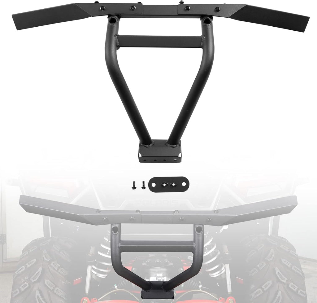 Black Heavy Duty Steel Front Bumper for Polaris Sportsman XP 1000 850 S G6565