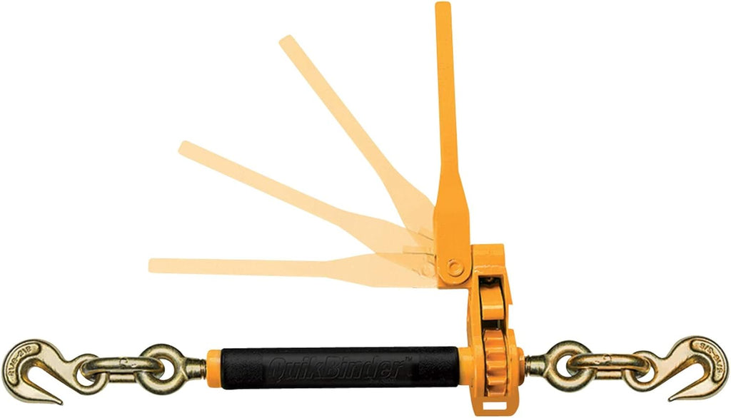 (2 Pack) 1/2 x 5/8 Ratchet Binder 18100 Lb WLL Chain Tow Heavy Equip Q99808