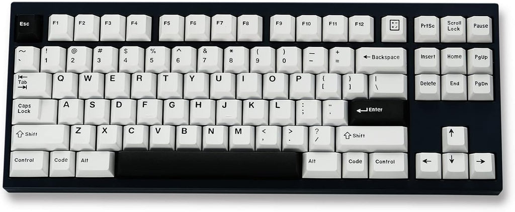 169 Keys Doubleshot Keycaps Cherry Profile ANSI/ISO Layout Mechanical Keyboard V84148