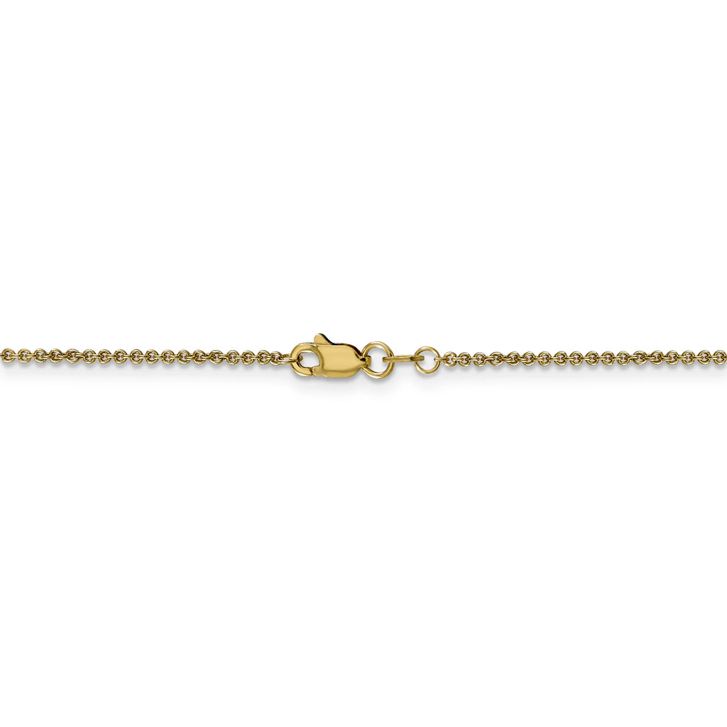 14k Yellow Gold Cable Chain Necklace B112