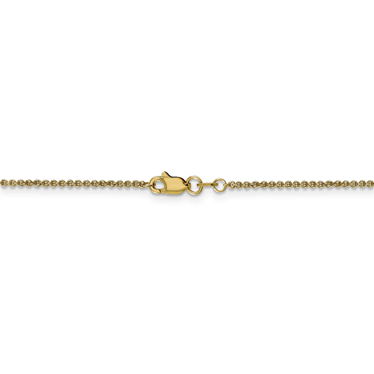 14k Yellow Gold Cable Chain Necklace B112