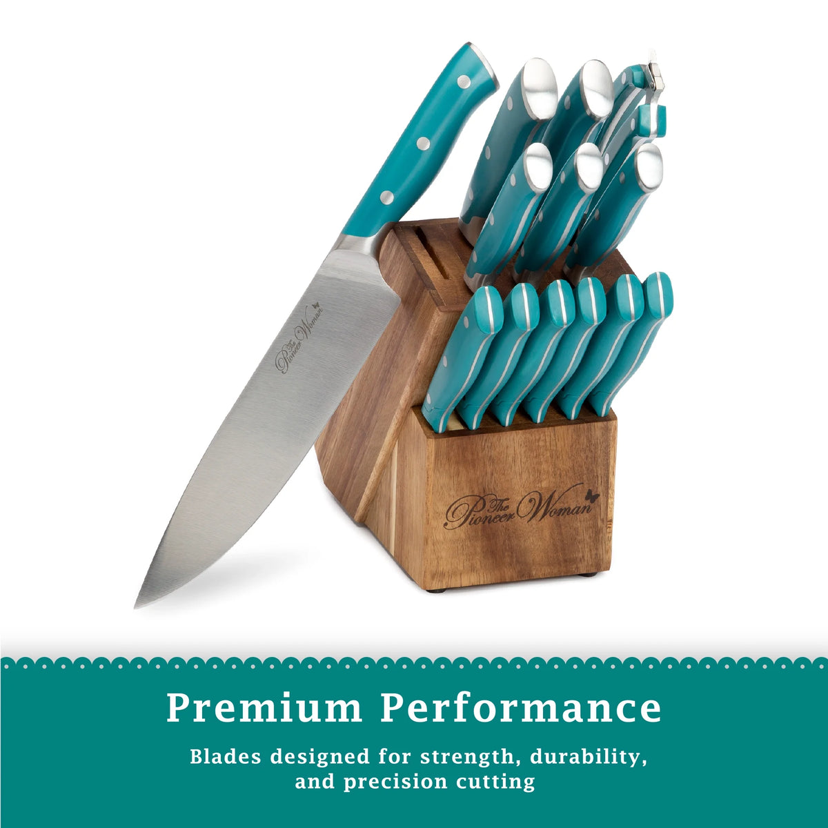 14-Piece Stainless Steel Knife Block Set L481