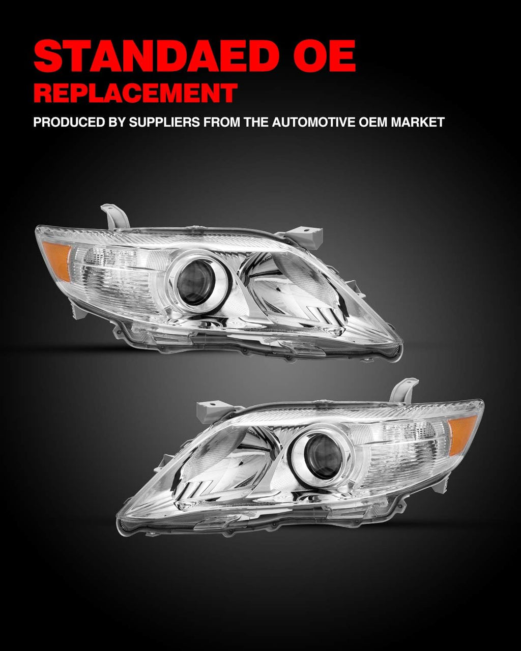 Replacement Headlight Assembly for 2010-2011 Camry X28698