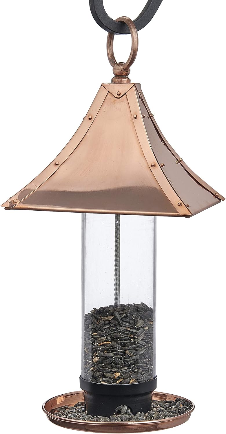 Polished Copper Bird Feeder J694