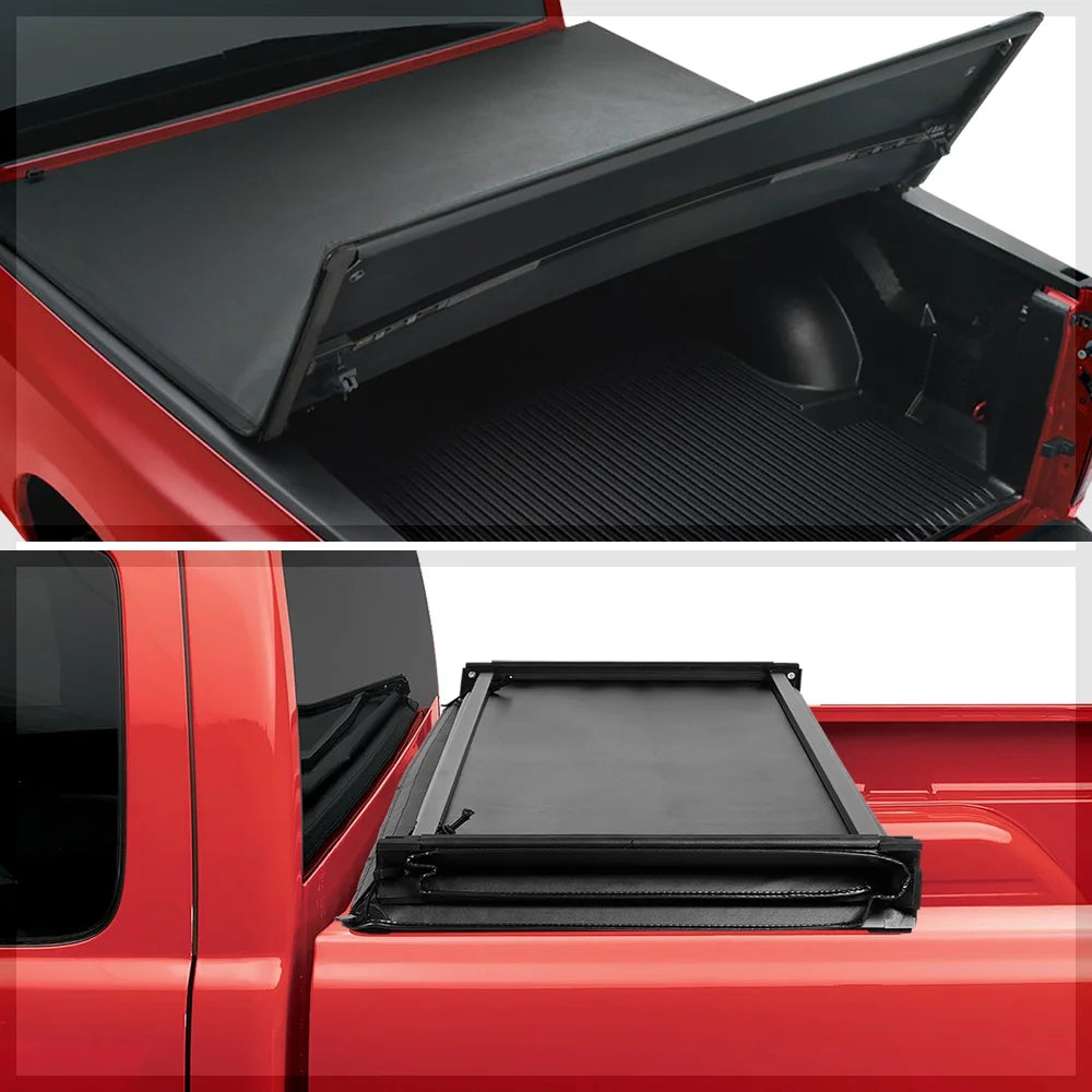 Tri-Fold Soft Tonneau Cover for Chevy S Truck L864