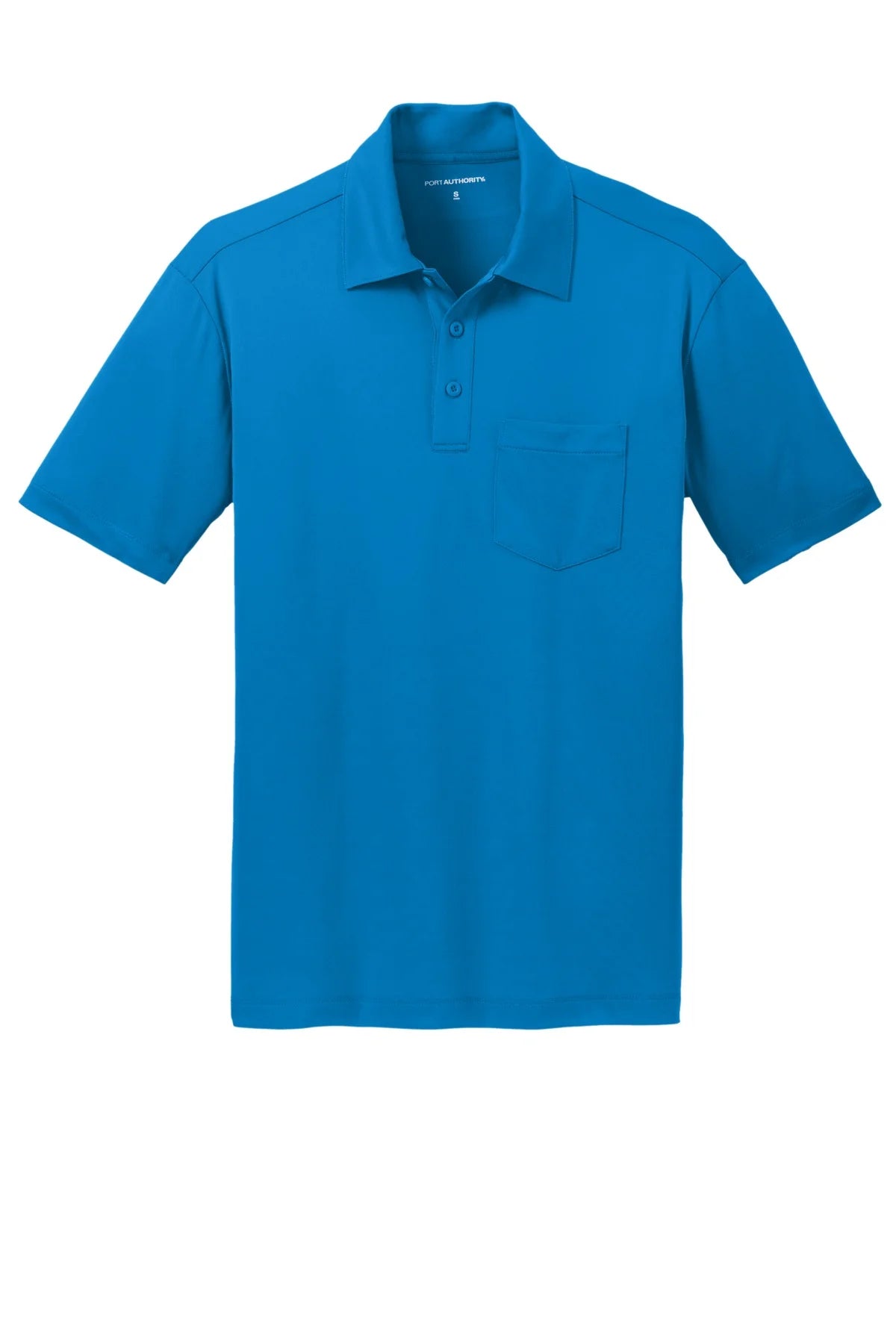 4XL Brilliant Blue Performance Pocket Polo U4960