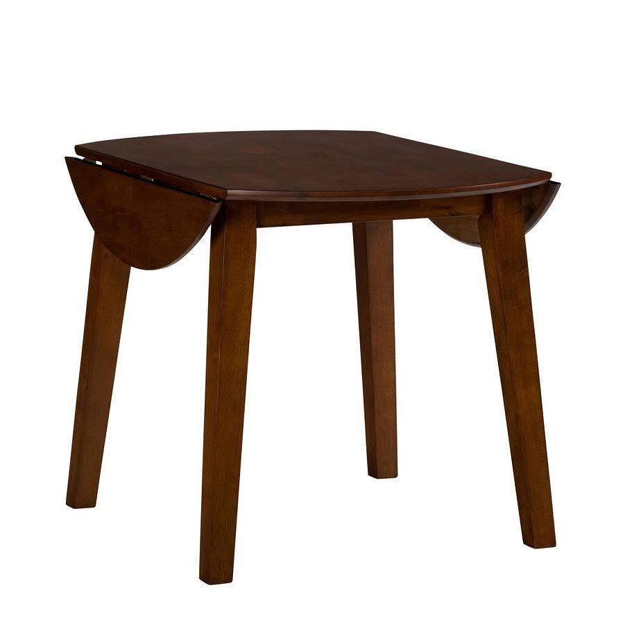 Caramel Round Drop-Leaf Table R95039