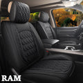 Black-Grey Waterproof Synthetic Leather Seat Covers (5 PCS Full Set) D77824