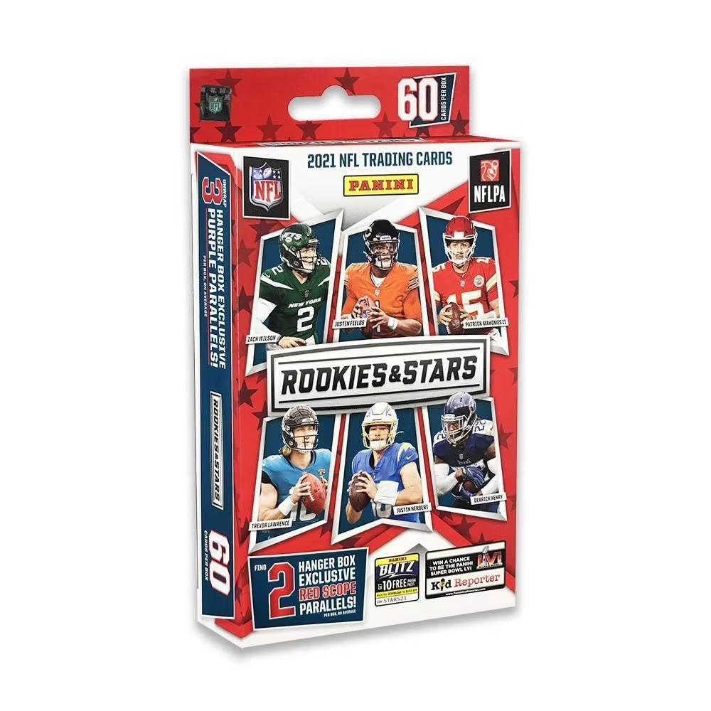 2021 Panini NFL Rookies and Stars Football Trading Card Hanger Box A980789