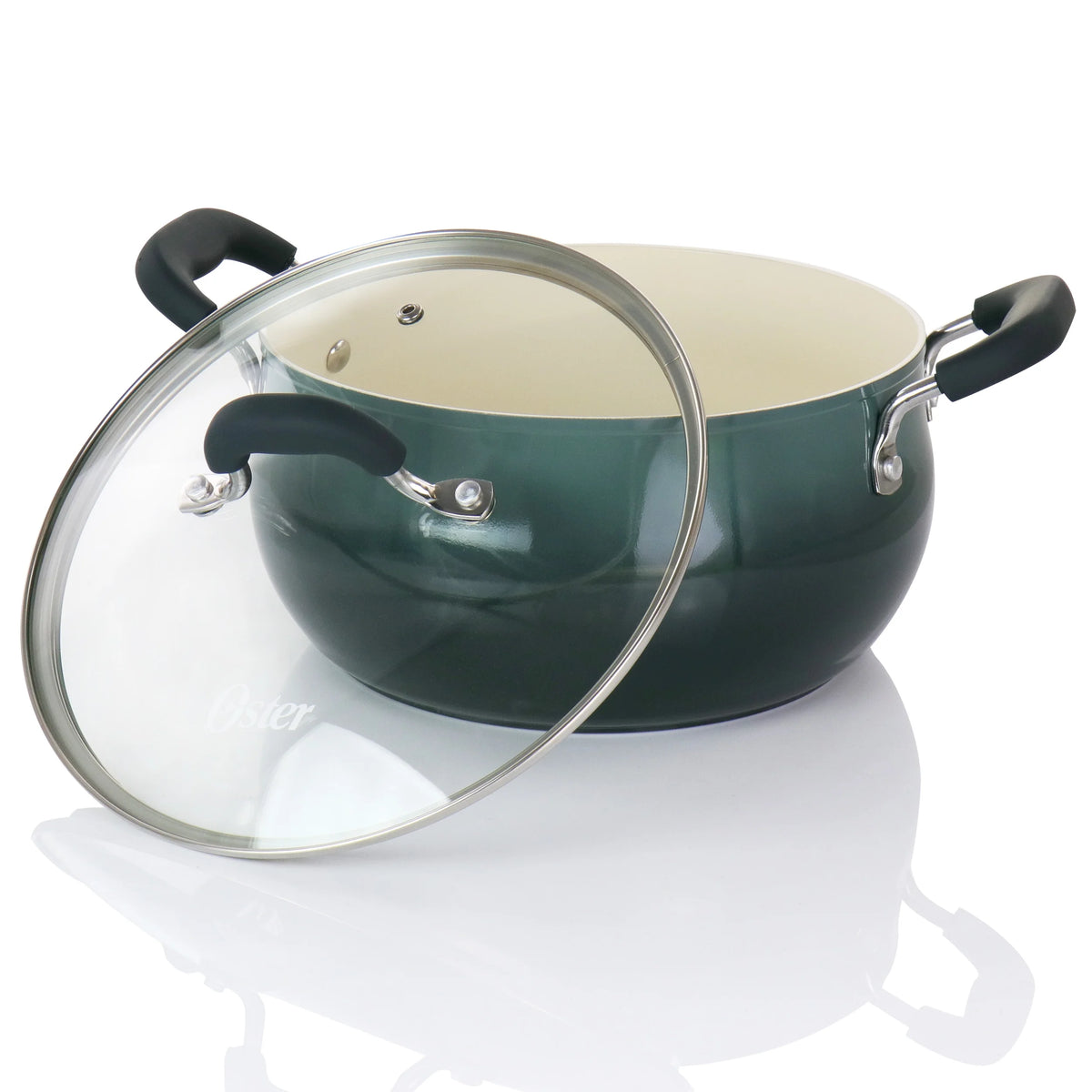 5.4 Quart Nonstick Aluminum Dutch Oven in Gray H630195
