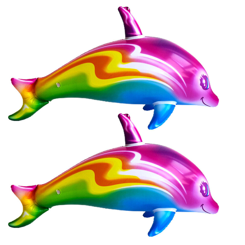 2pcs Big Inflatable Dolphin Toys I579