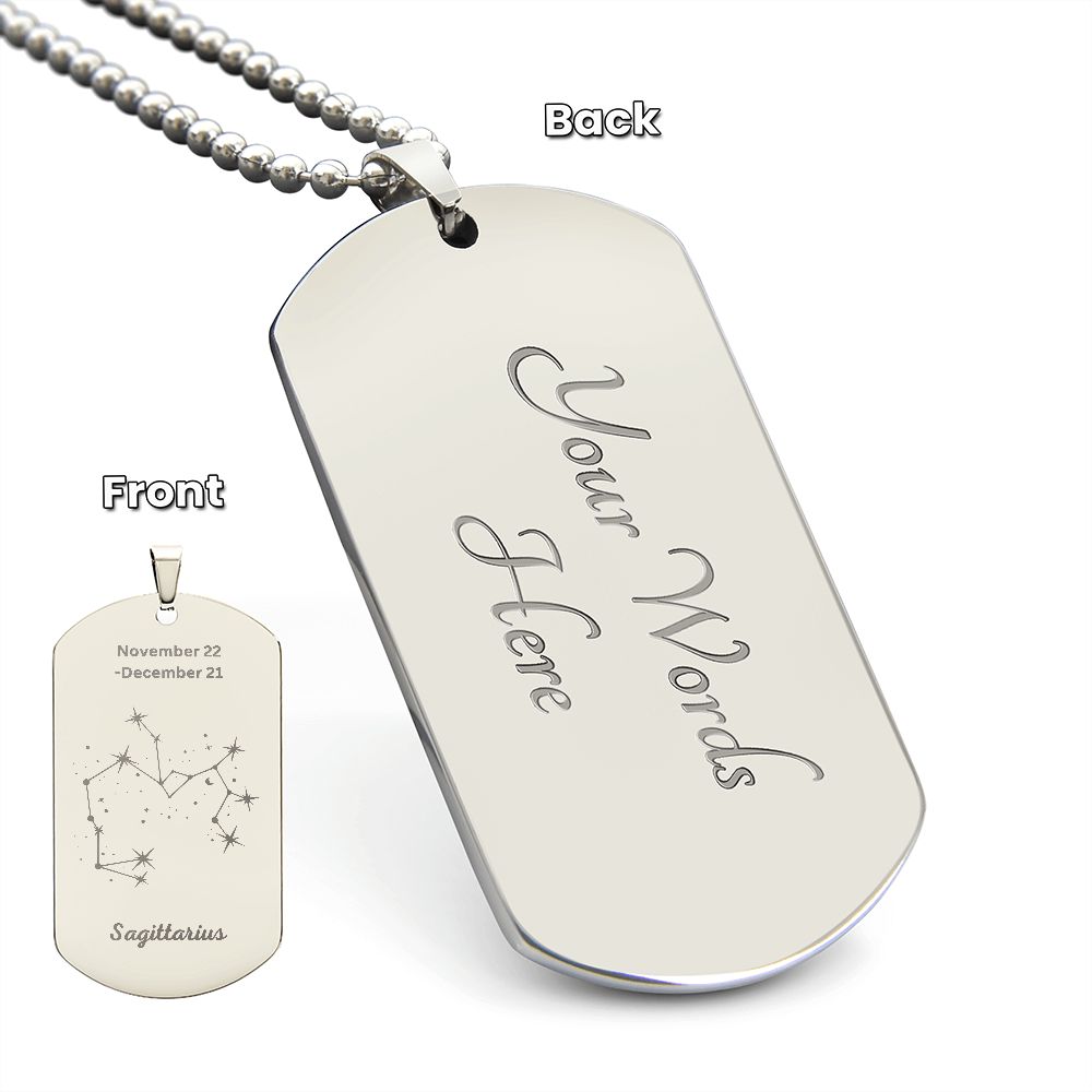 Dog Tag Necklace S573