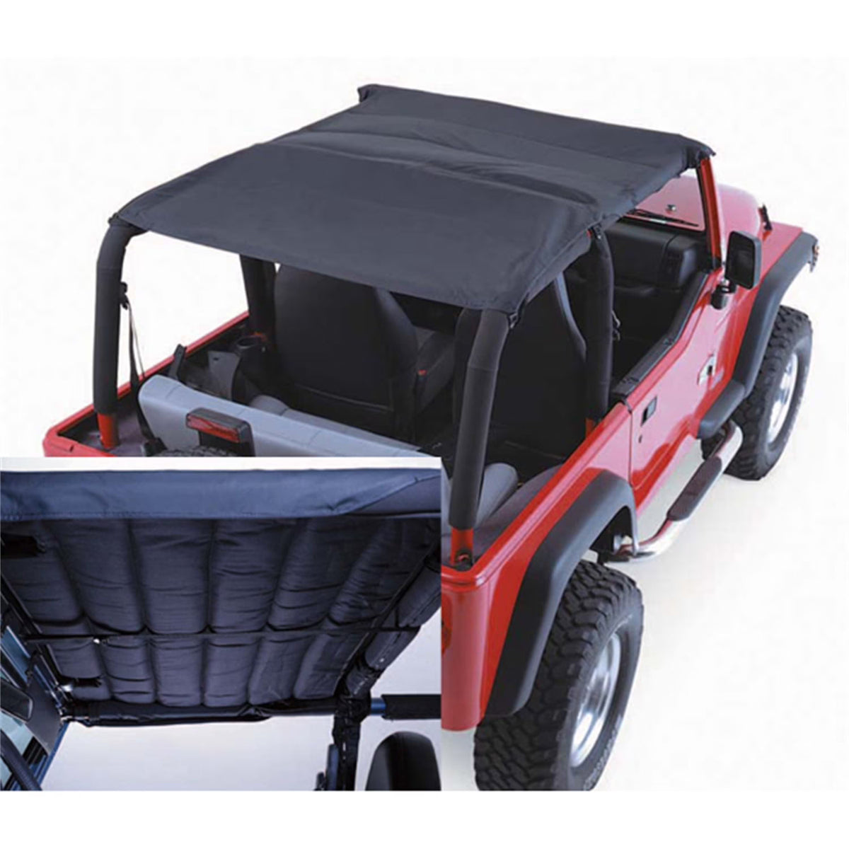 Black Denim Acoustic Island Topper Soft Top Z888