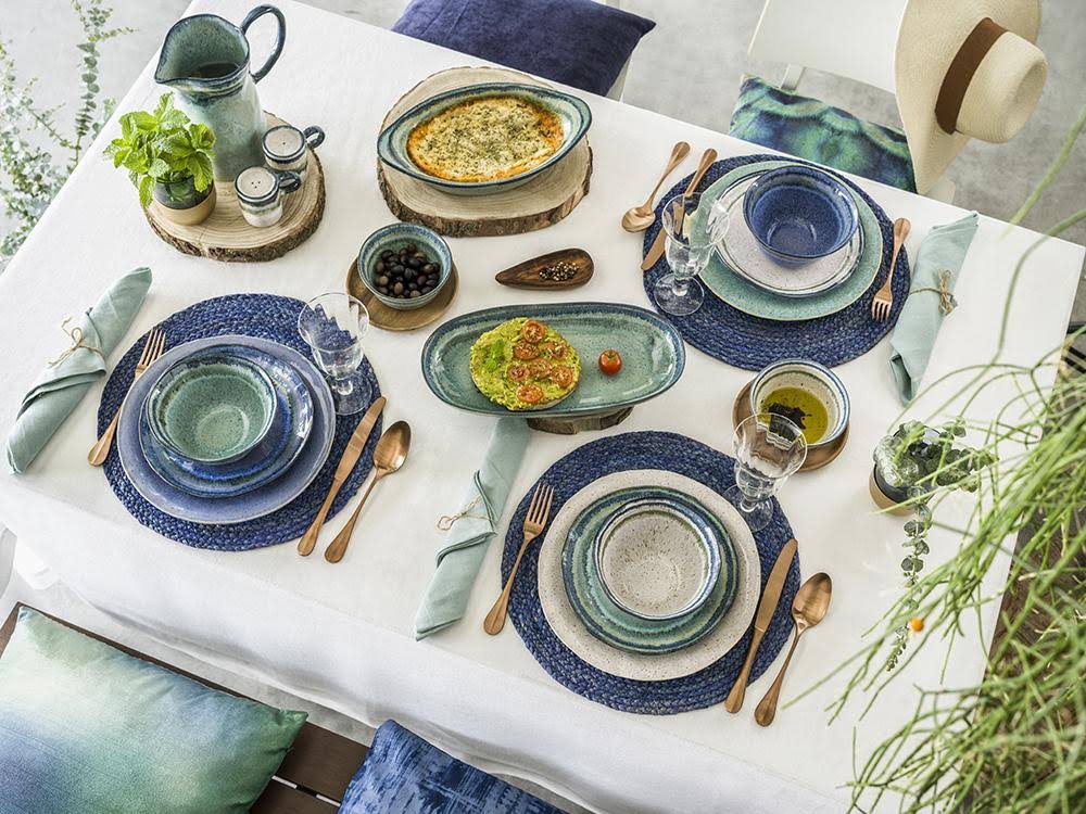 White Round Serving Platter W252