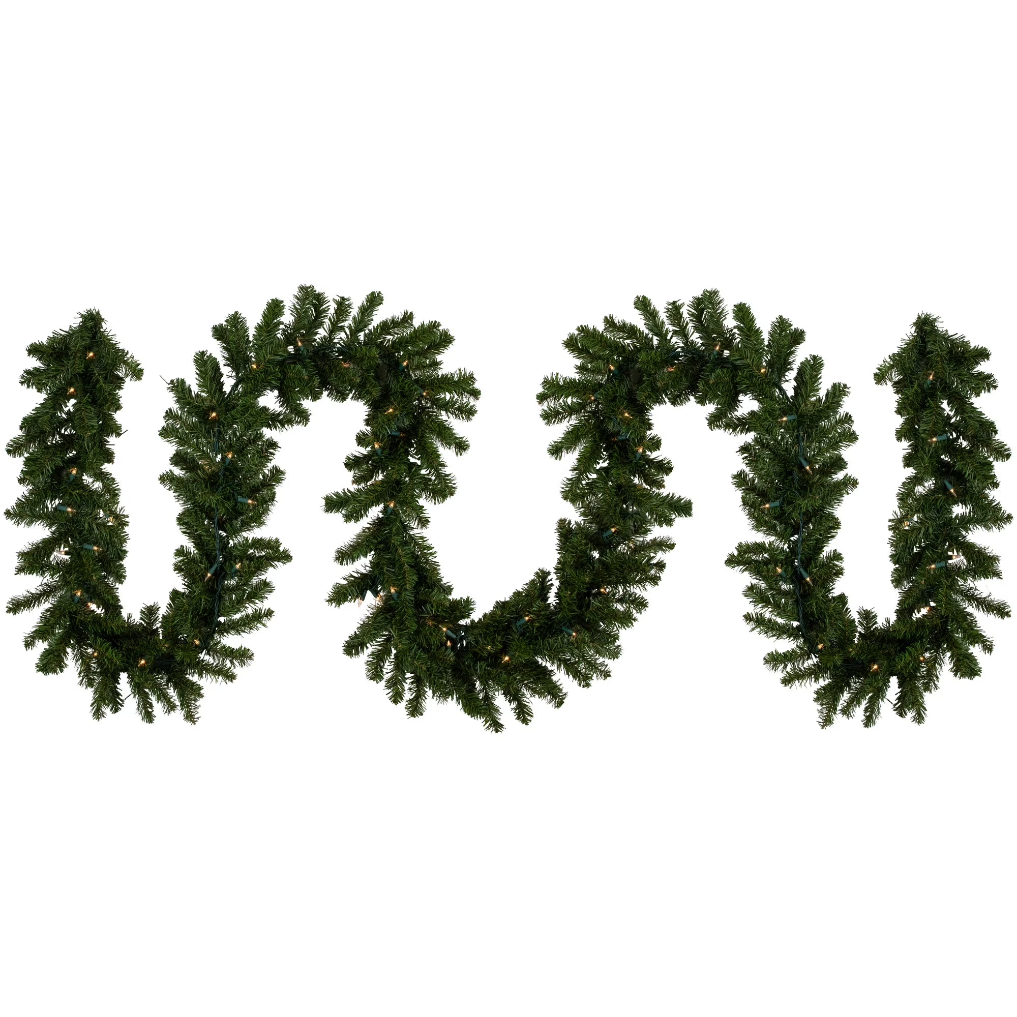 50' Prelit Artificial Christmas Garland with Clear Lights F675752