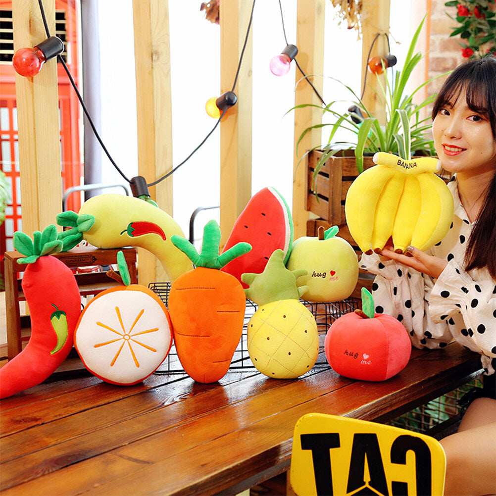 Orange Simulation Lemon Plush Pillow Toy Q605638