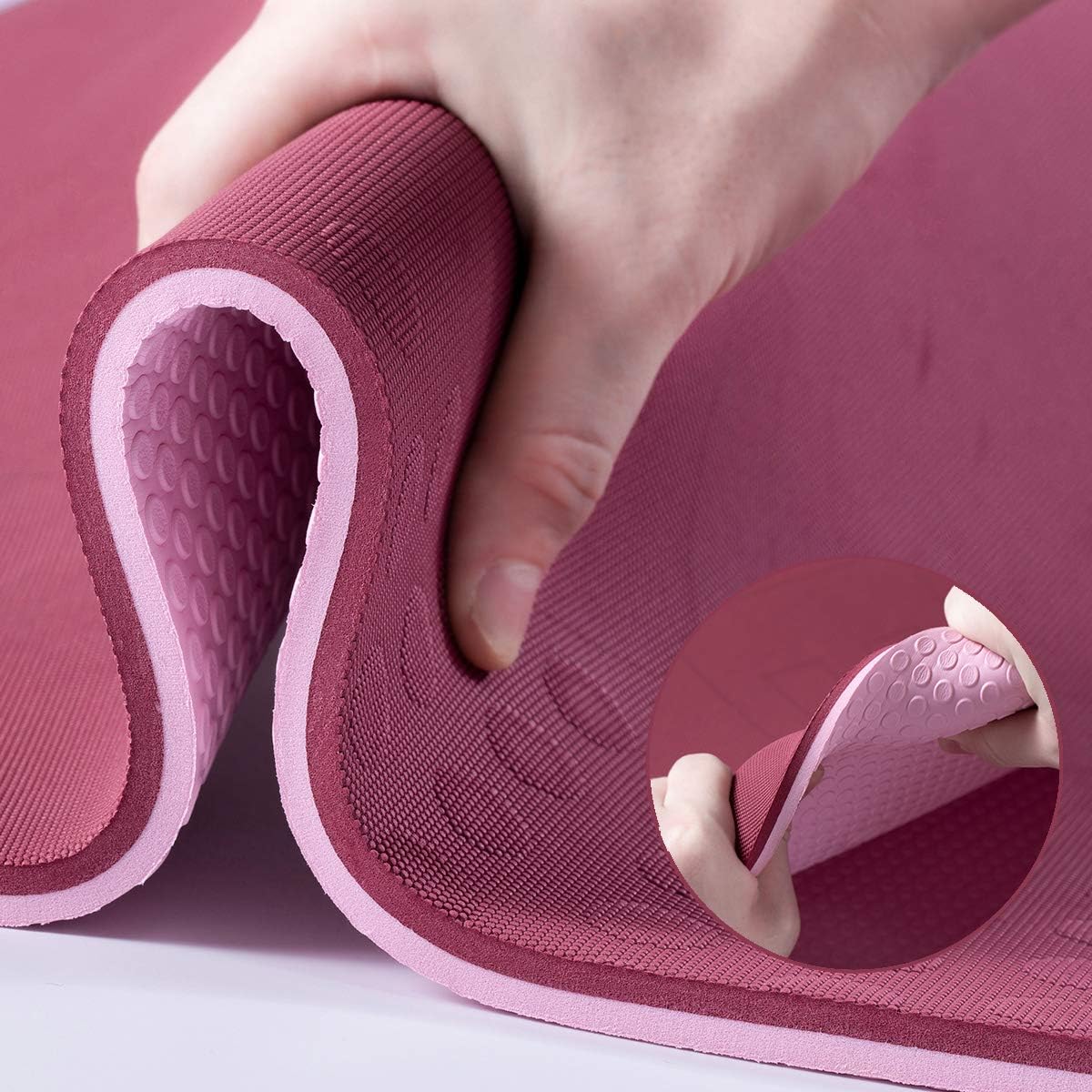 Extra Thick Yoga Mat with Carrying Strap R385836