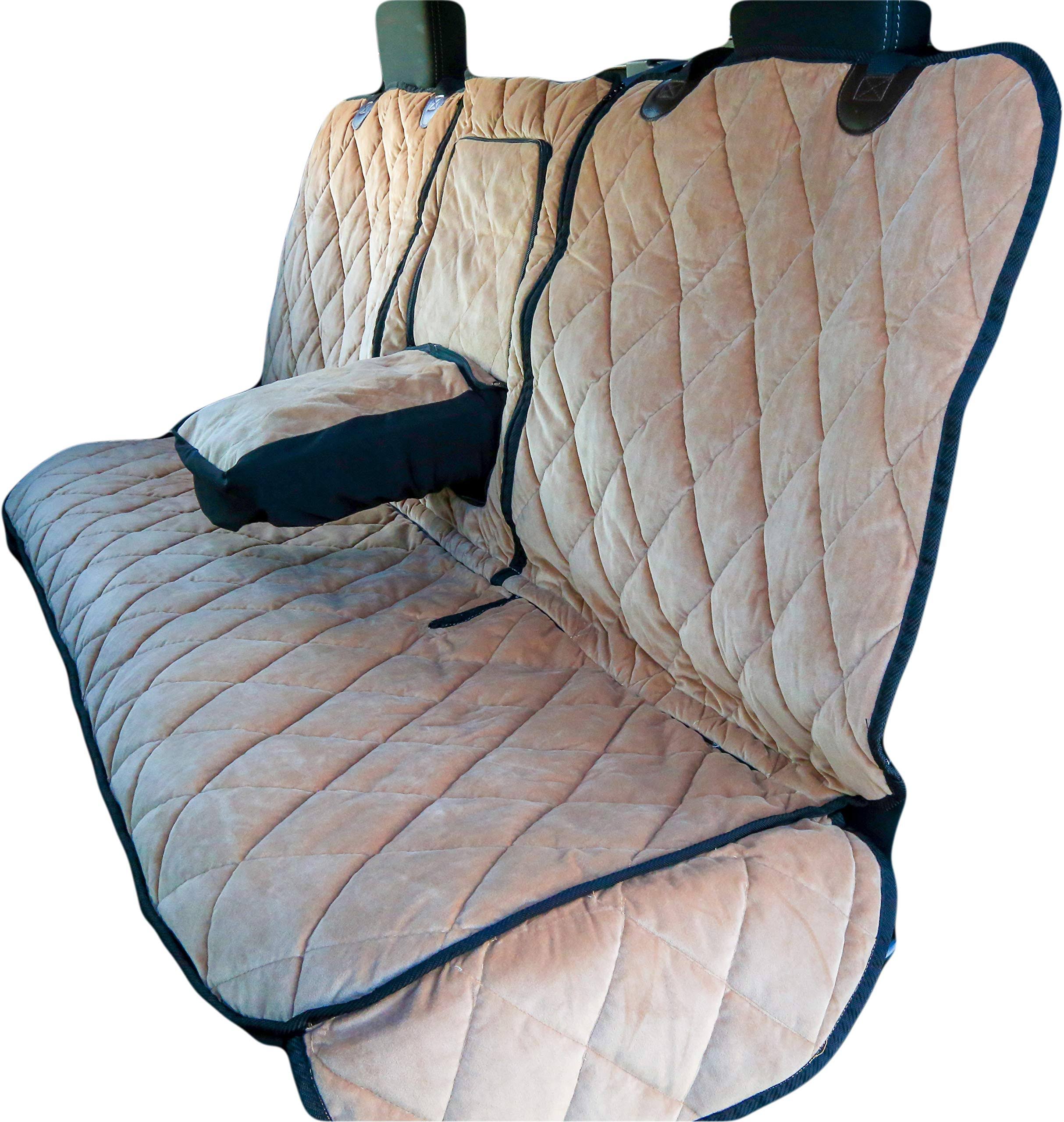 Plush Paws Premium Velvet Pet Seat Cover with Removable Hammock I900