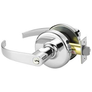 Bright Chrome Cylindrical Lock M78081
