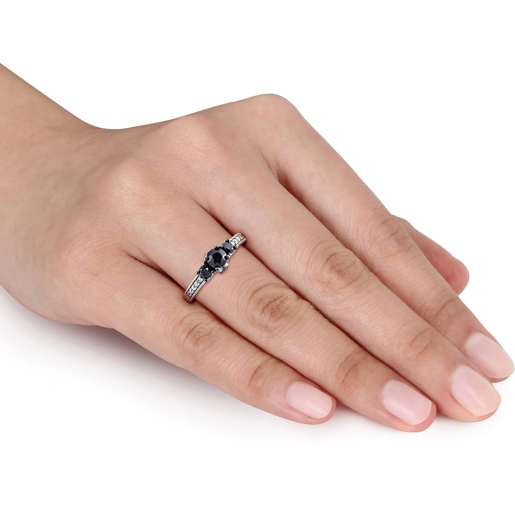 10kt White Gold Three Stone Engagement Ring M59431