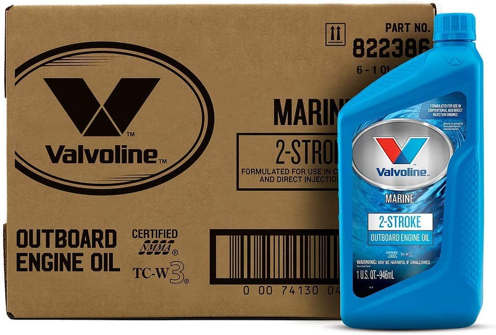 2-Cycle Marine TCW-3 Motor Oil 1 QT, Case of 6 L8638