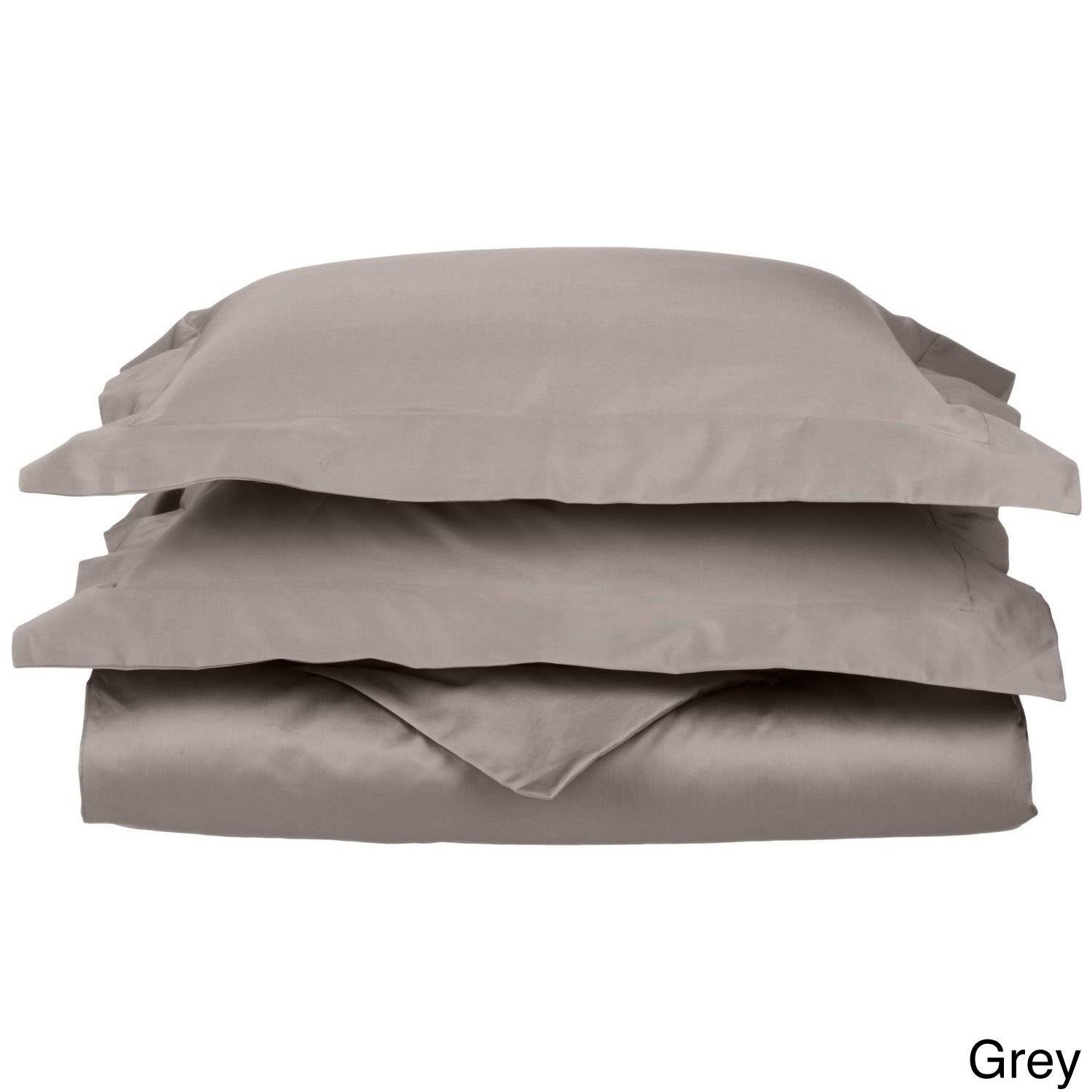 Blue King 3 Piece Cotton Duvet Cover Set D43942