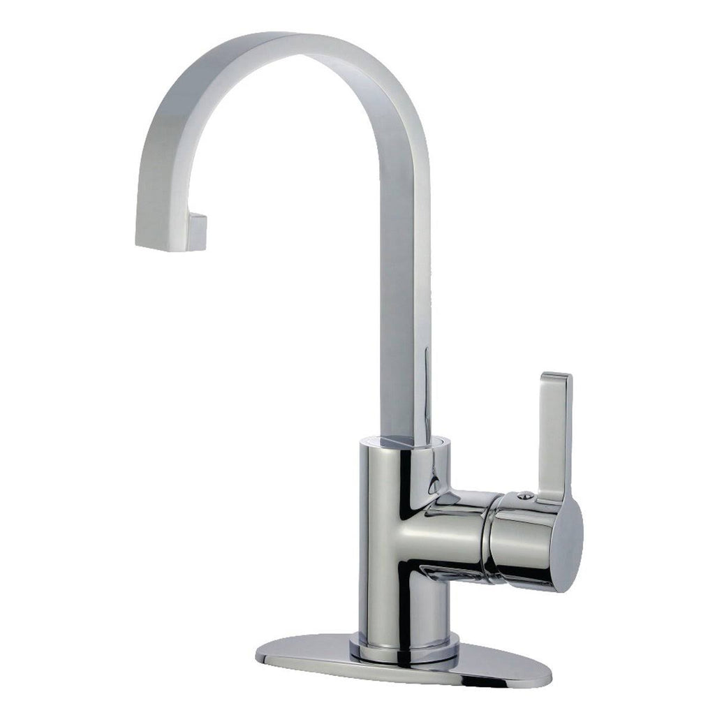 Polished Chrome Single-Handle Bathroom Faucet C45201