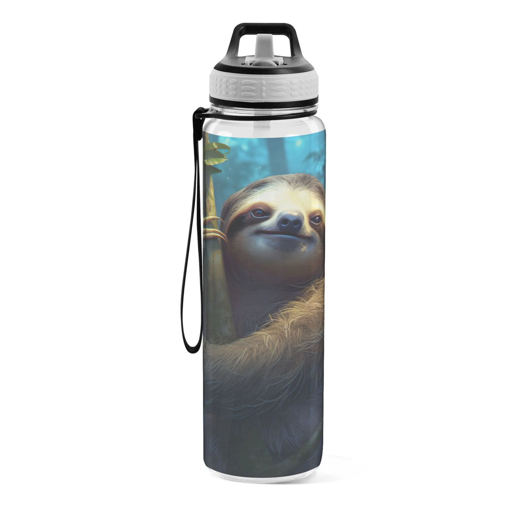 32oz Tritan Leakproof Clear Water Bottle with Straw J88136