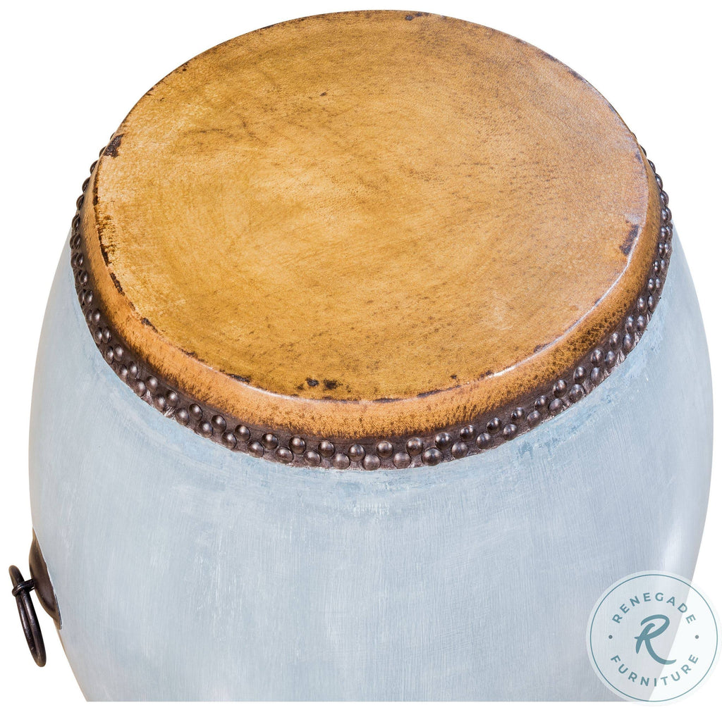 Blue Drum End Table O74765
