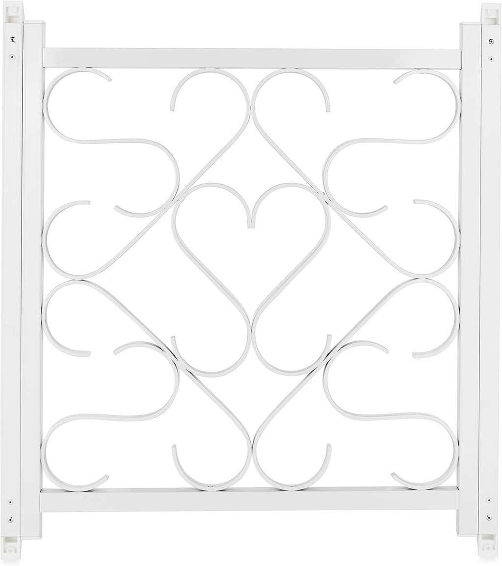 Adjustable White Screen Door Grille I62320