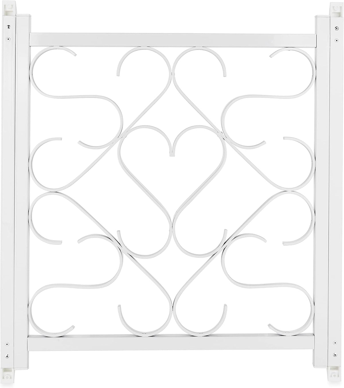 Adjustable White Screen Door Grille I62320