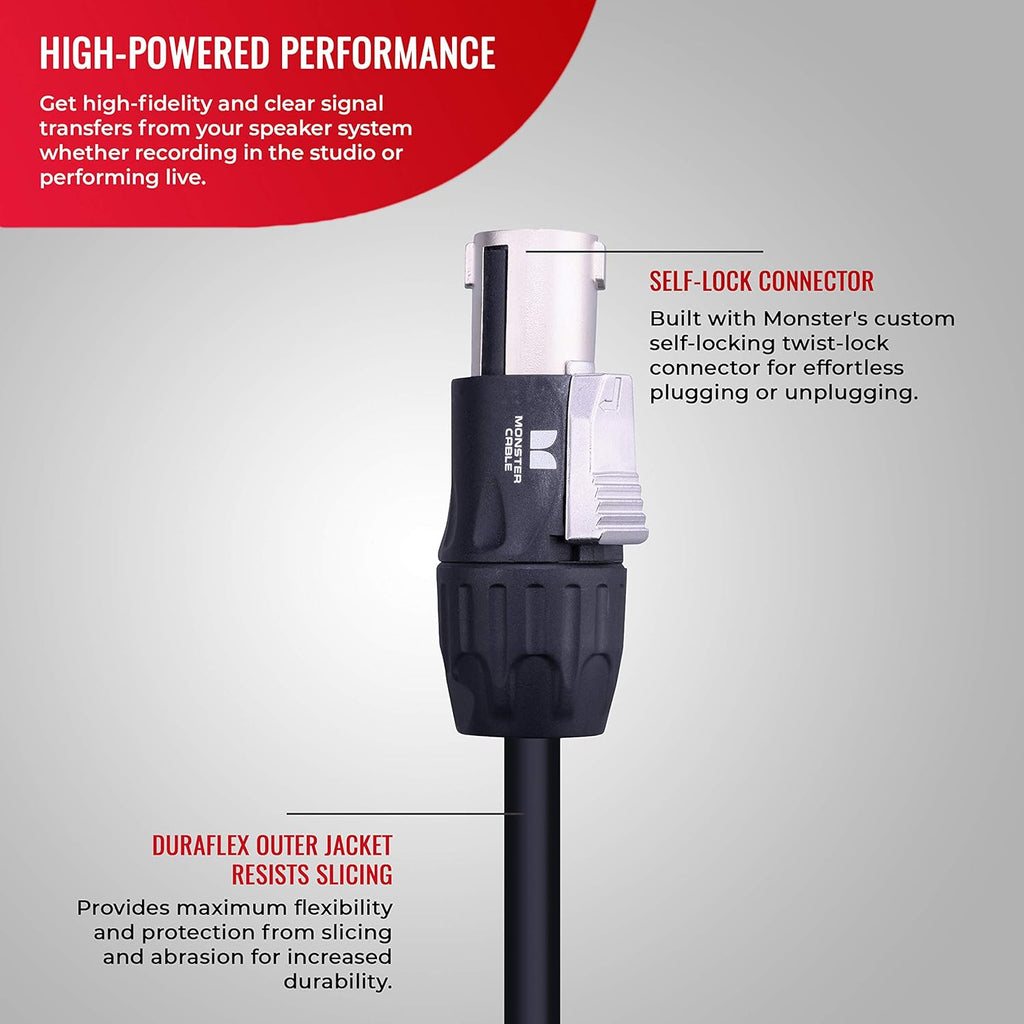 3 ft Speaker Cable with SpeakOn Connectors, Pack of 2 C786802