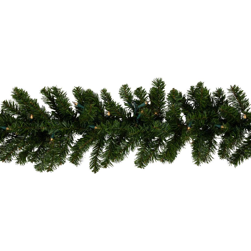 50' Prelit Artificial Christmas Garland with Clear Lights F675752