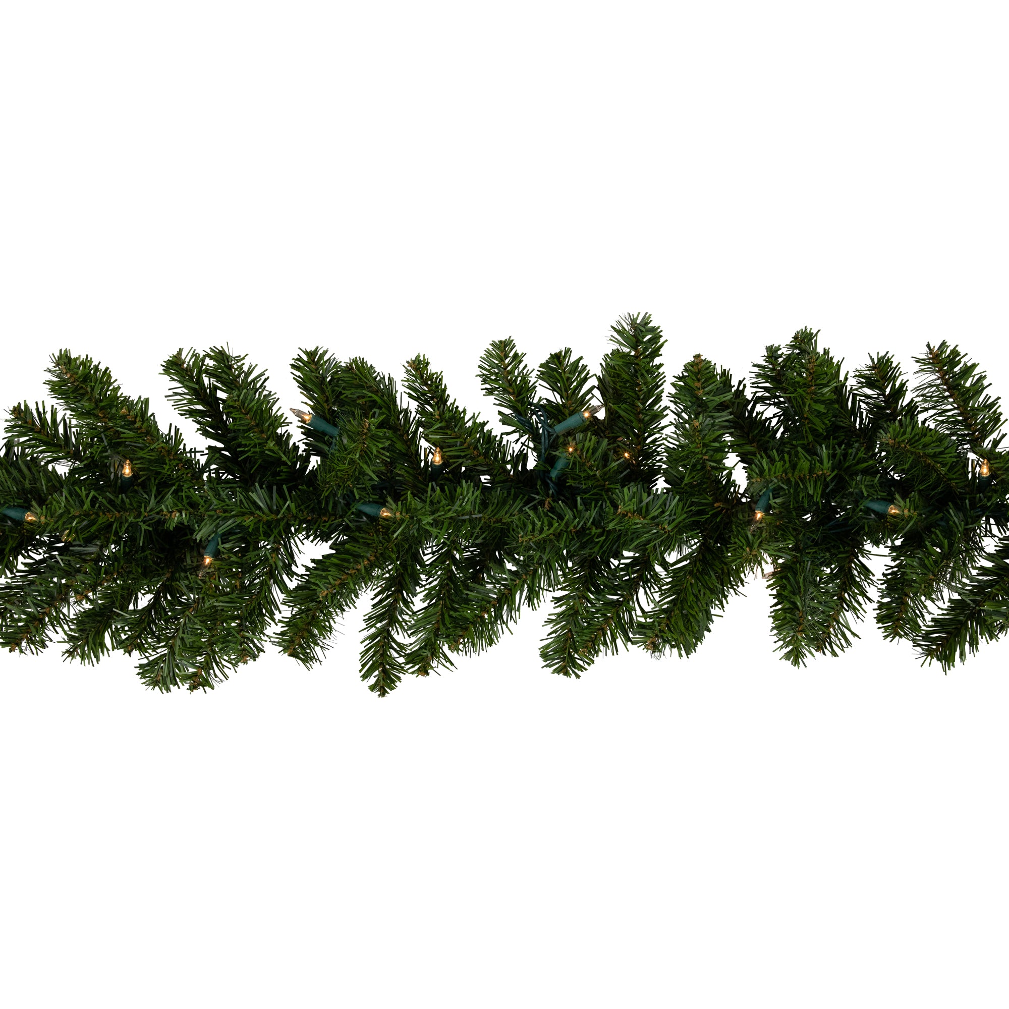50' Prelit Artificial Christmas Garland with Clear Lights F675752