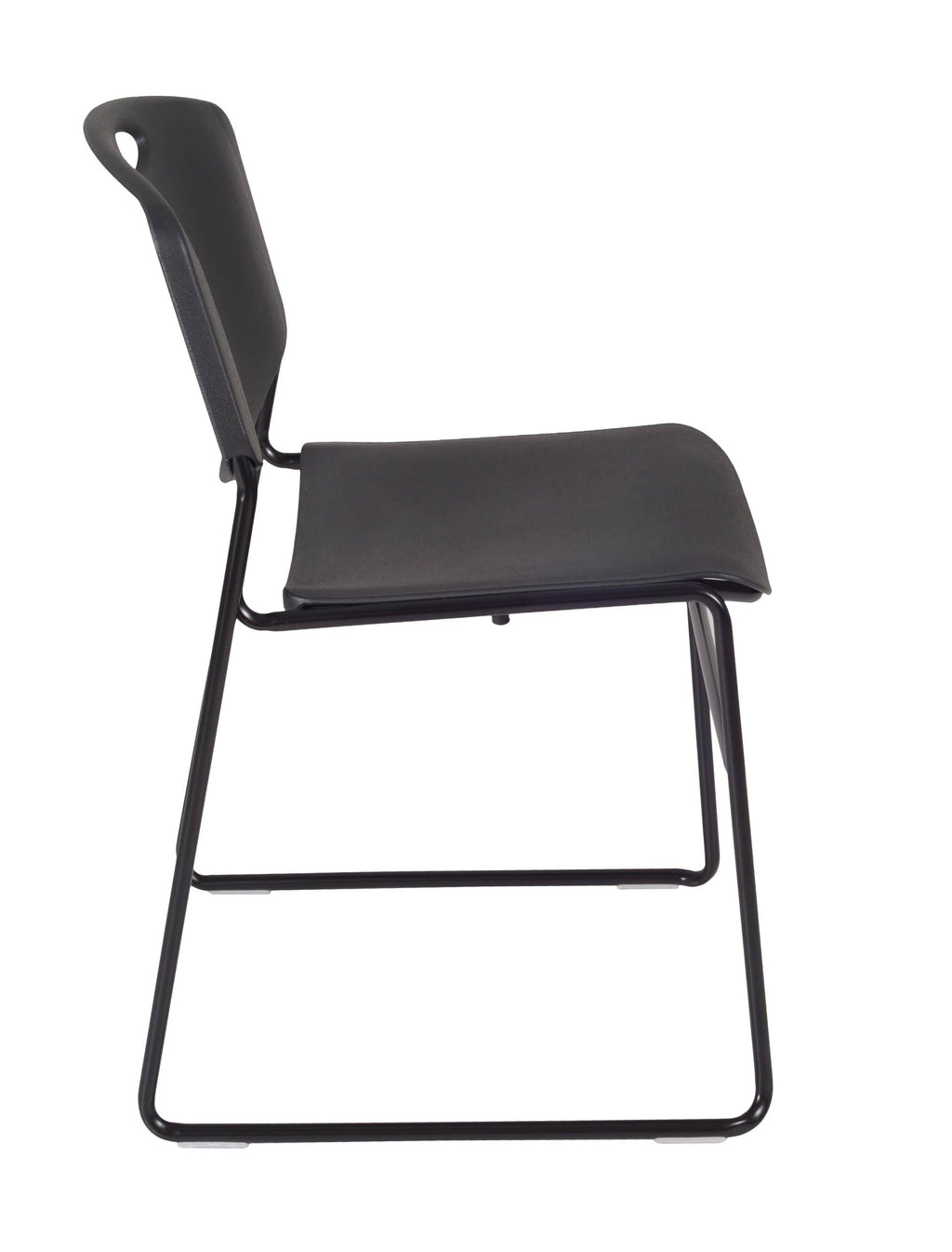 Square Breakroom Table with 4 Stack Chairs H8697