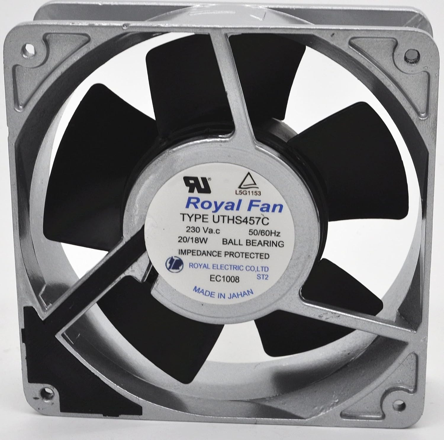 12CM 230V 50/60Hz 20/18W Cooling Fan Pack of 2 C42365