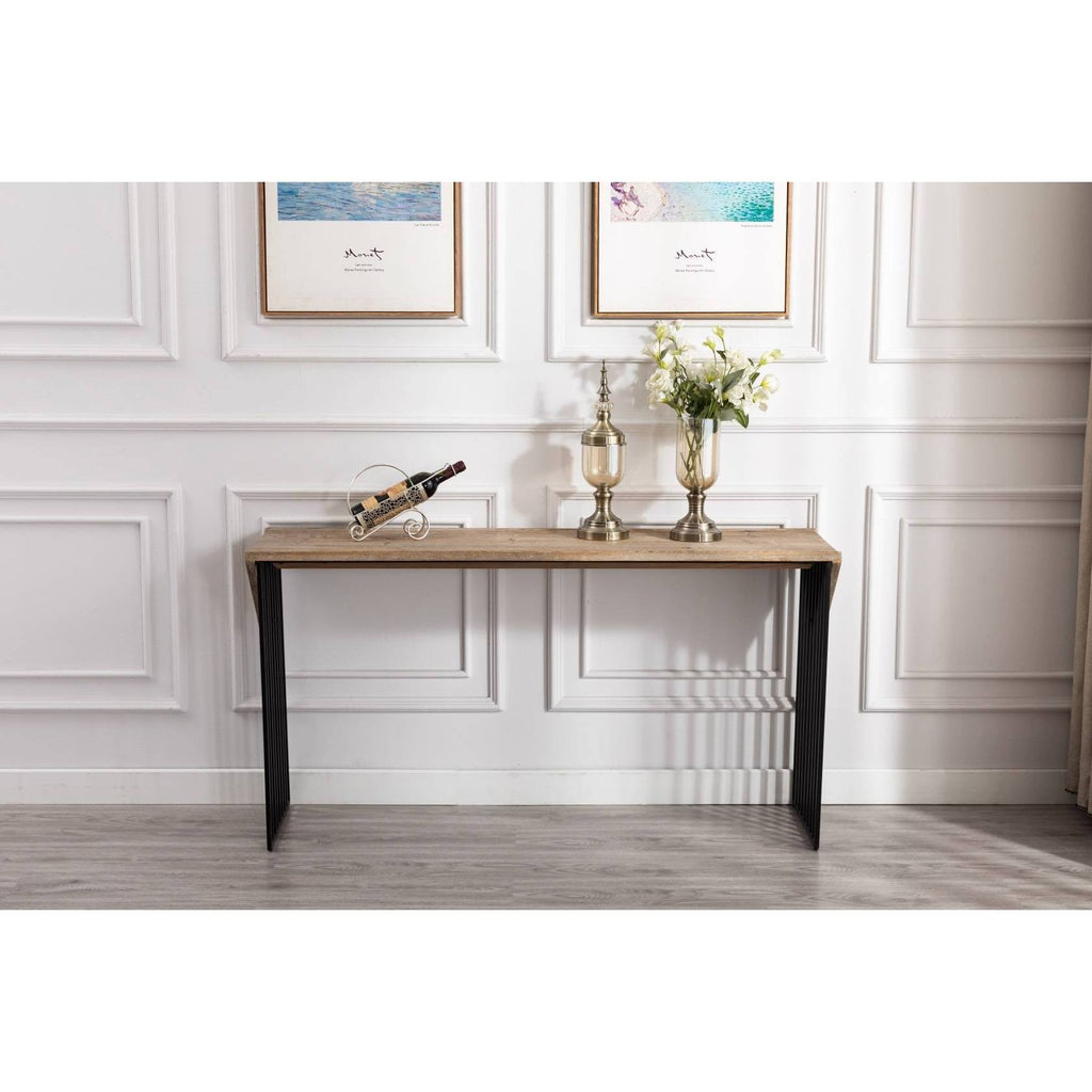 Natural Gray Console Table G102