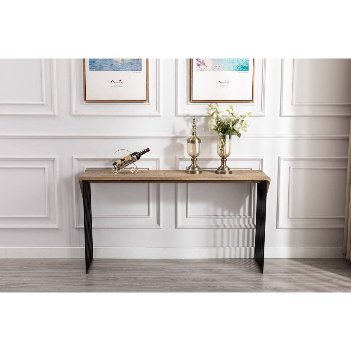 Natural Gray Console Table G102