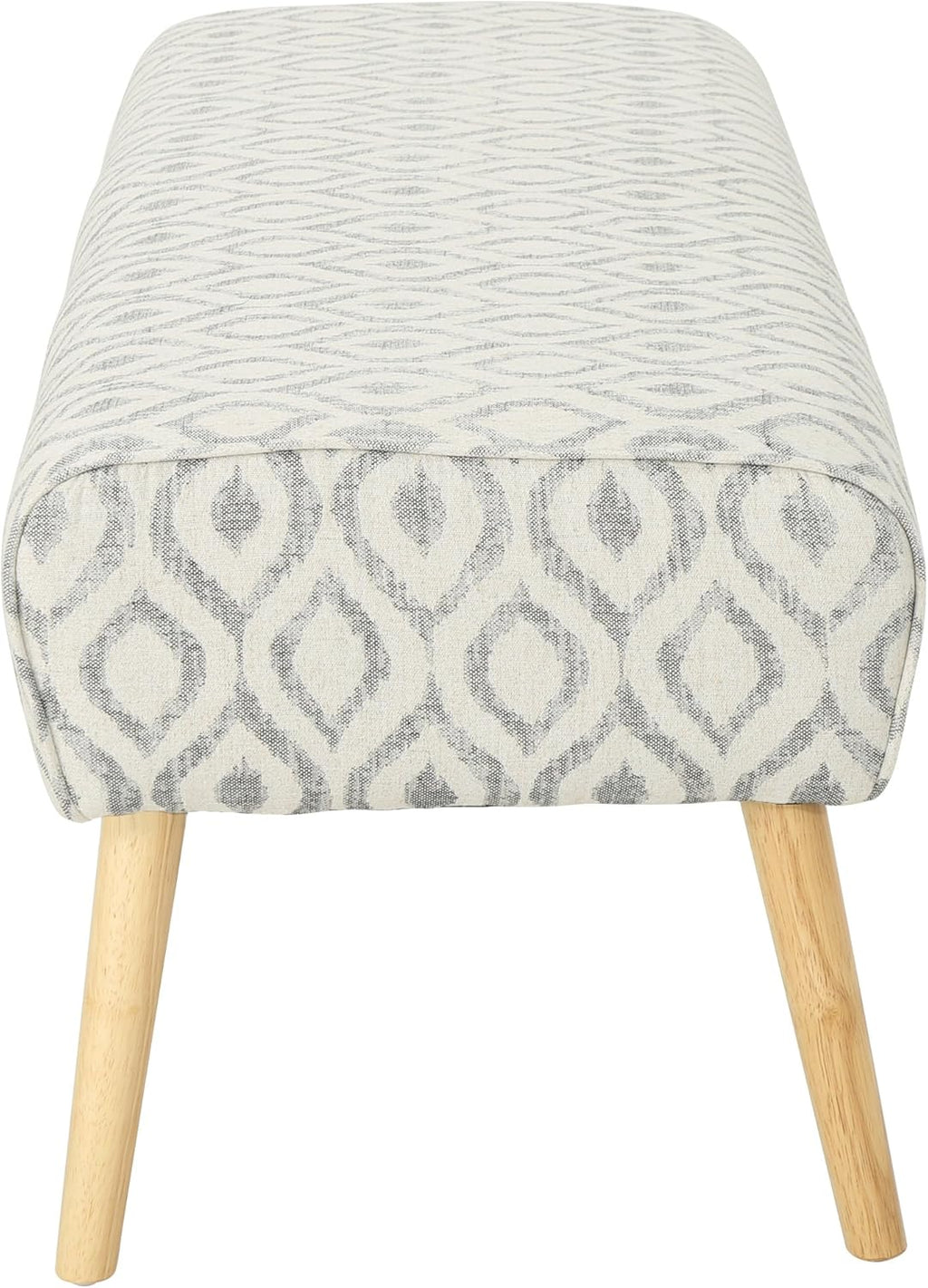 Charcoal Fabric Ottoman Q894