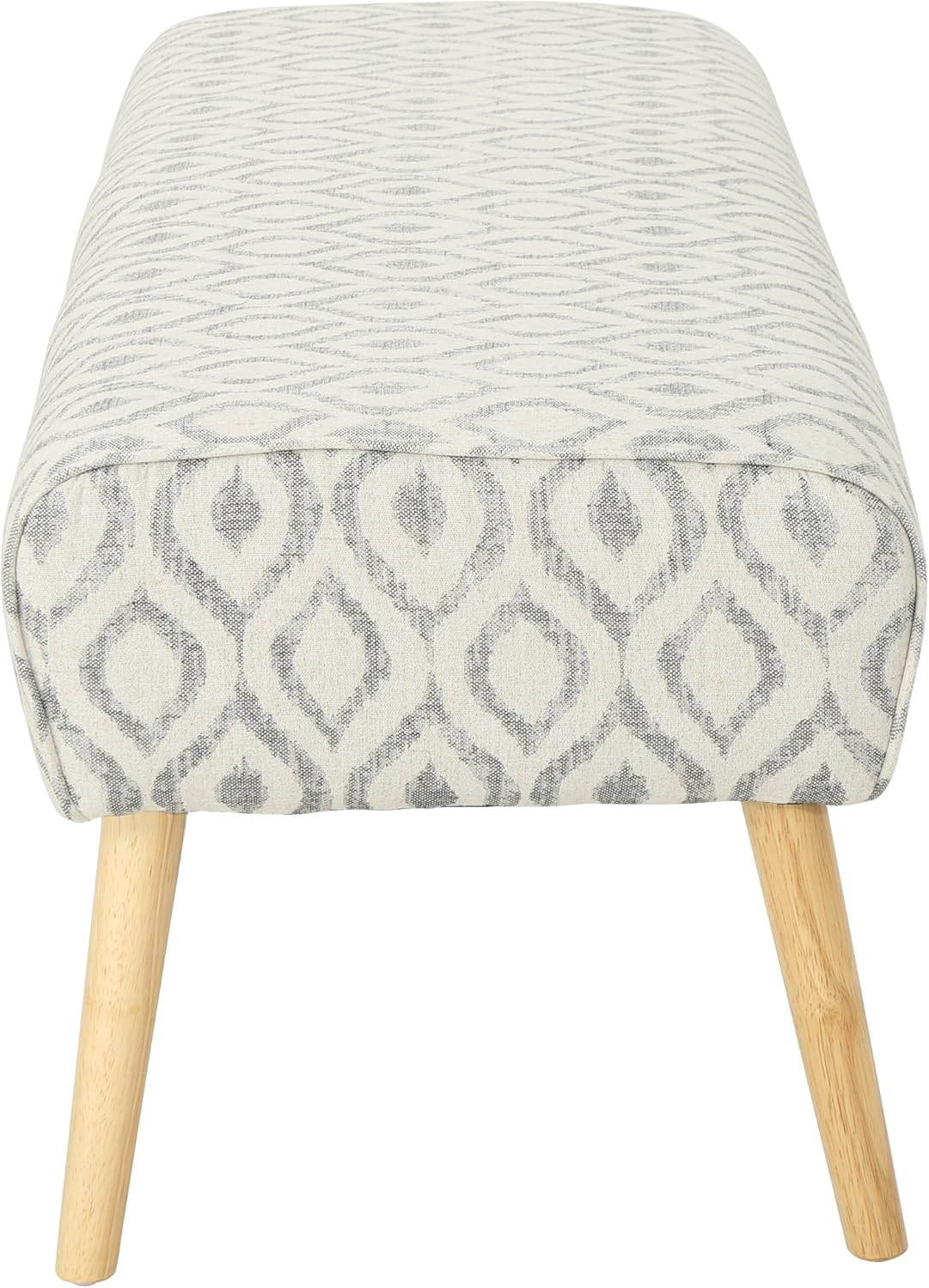 Charcoal Fabric Ottoman Q894
