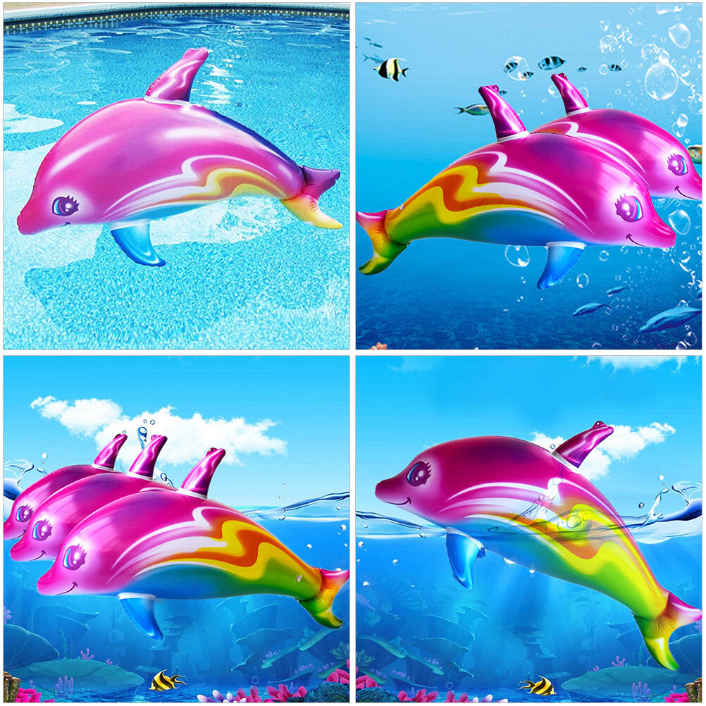 2pcs Big Inflatable Dolphin Toys I579