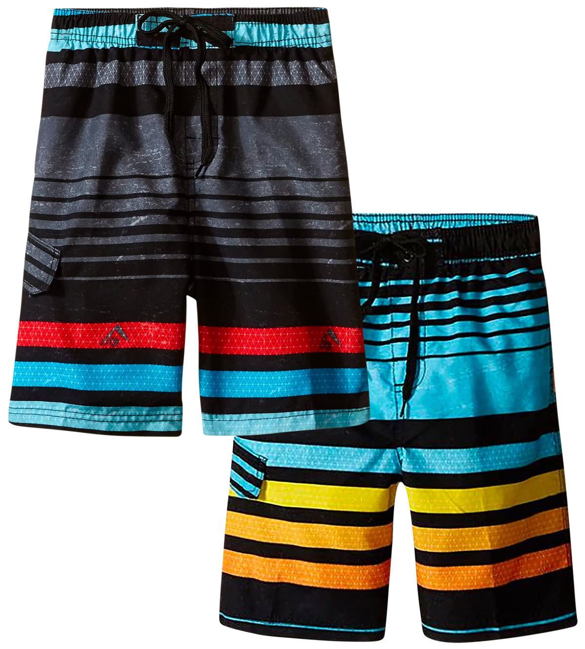 Boys' 2 Pack Quick Dry Swim Trunks A145