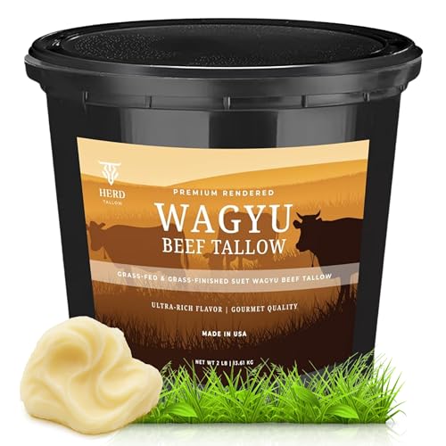 Grass Fed Grass Finished Wagyu Beef Tallow 2 LB H71805