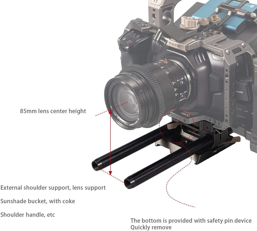 15mm LWS Baseplate for BMPCC 4K Cage X90173