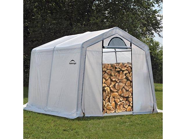 10 ft. x 10 ft. x 8 ft. Firewood Seasoning Shed Y36238